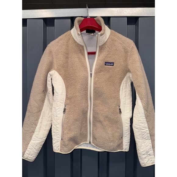 Patagonia Synchilla Fleece Jacket Womens Medium Purple Sherpa Full Zip Pockets - Picture 2 of 8